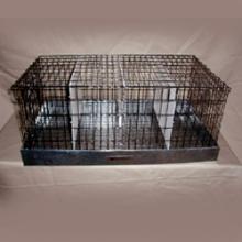 3 hole rabbit transport cage